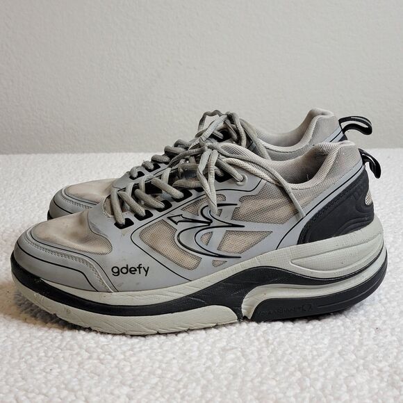 Gdefy Gravity Defyer Men's Size 9 Extra Wide Ion Gray Shoes US TB9022MGS-XW - Picture 6 of 12